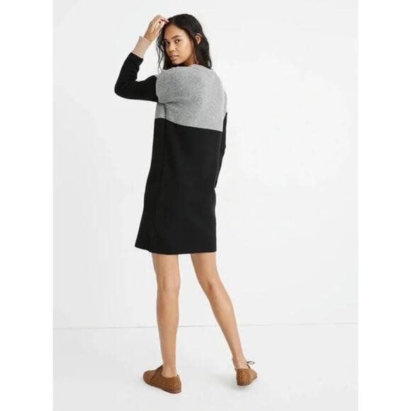 Madewell Colorblock Sweater Dress - Picture 3 of 3